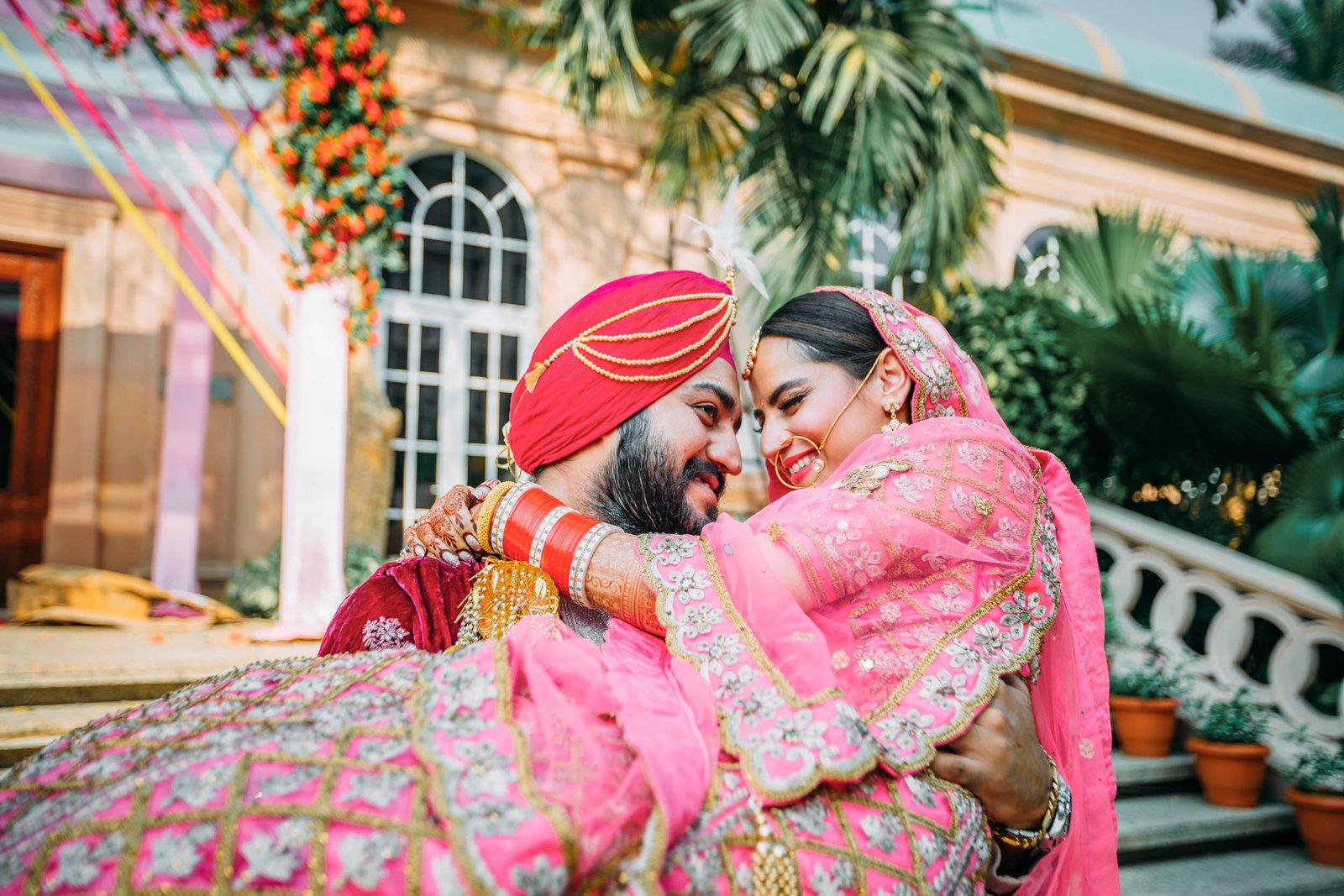 Punjabi wedding couple hi-res stock photography and images - Alamy