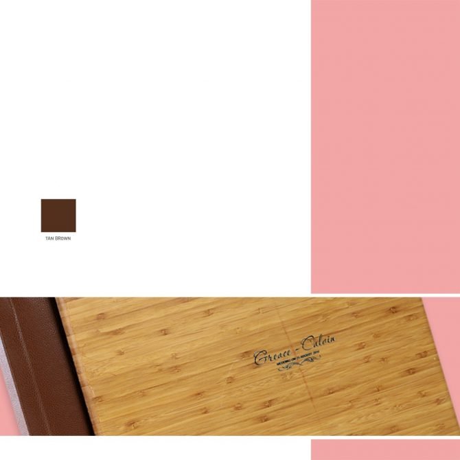 Bamboo Wood Box Leather Album 02